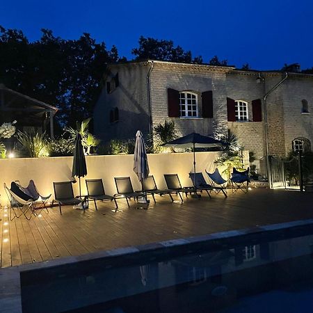 "Les Hauts Du Marquet" - Meuble De Tourisme 5 Etoiles - Gite De Groupe 15 Personnes En Cevennes - Piscine A Debordement - Balneo - Sauna - Nature Saint Jean du Pin Kültér fotó