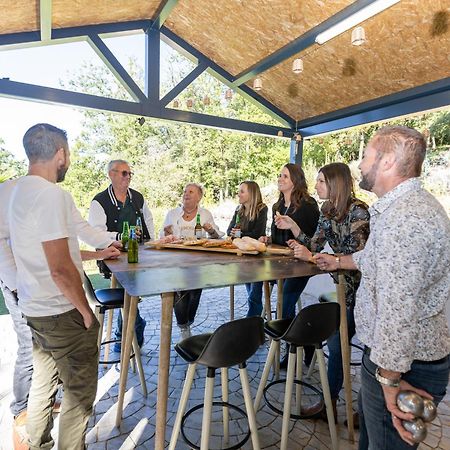 "Les Hauts Du Marquet" - Meuble De Tourisme 5 Etoiles - Gite De Groupe 15 Personnes En Cevennes - Piscine A Debordement - Balneo - Sauna - Nature Saint Jean du Pin Kültér fotó