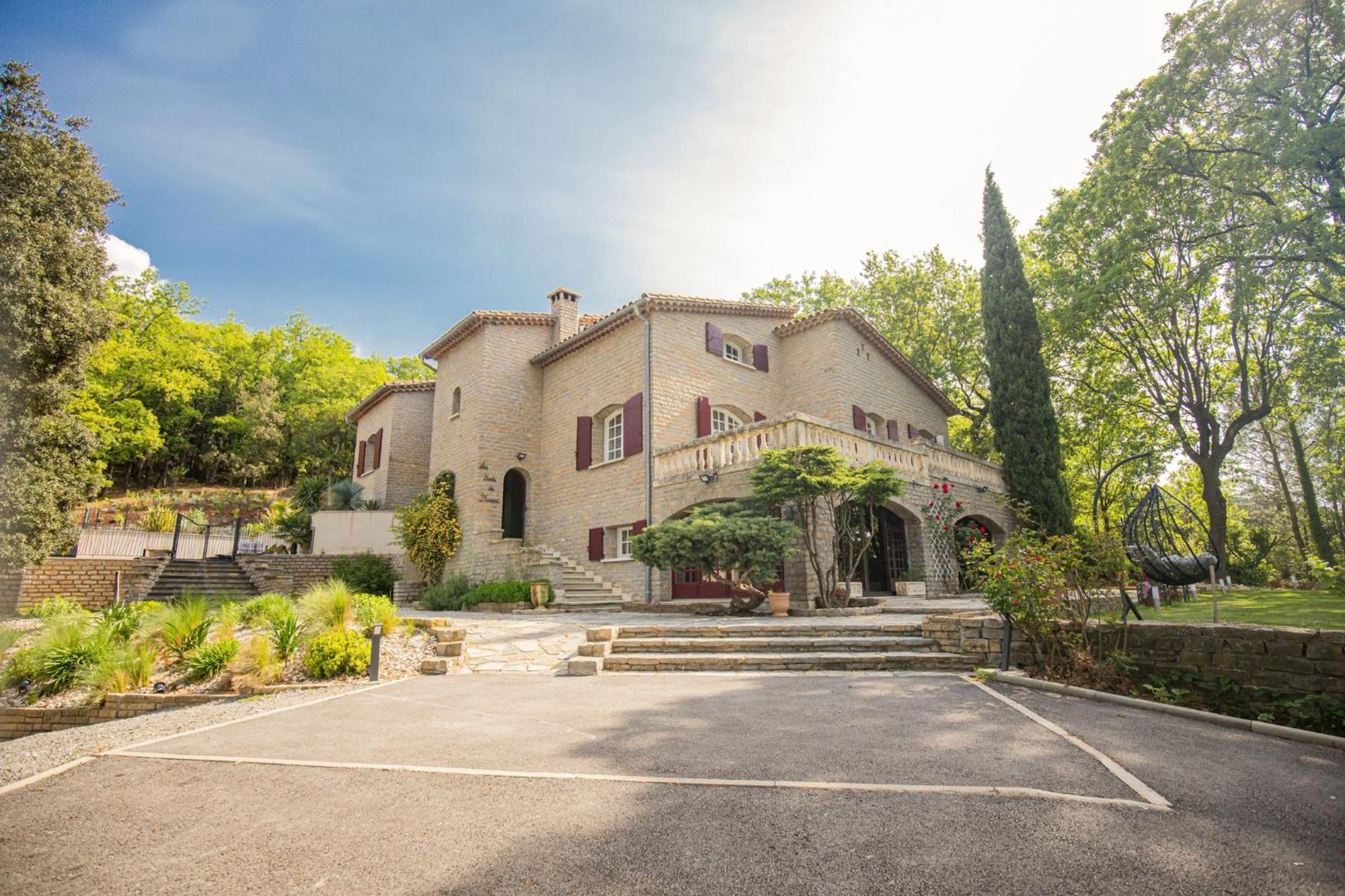 "Les Hauts Du Marquet" - Meuble De Tourisme 5 Etoiles - Gite De Groupe 15 Personnes En Cevennes - Piscine A Debordement - Balneo - Sauna - Nature Saint Jean du Pin Kültér fotó