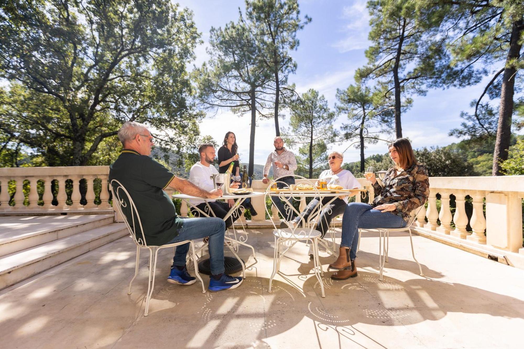"Les Hauts Du Marquet" - Meuble De Tourisme 5 Etoiles - Gite De Groupe 15 Personnes En Cevennes - Piscine A Debordement - Balneo - Sauna - Nature Saint Jean du Pin Kültér fotó